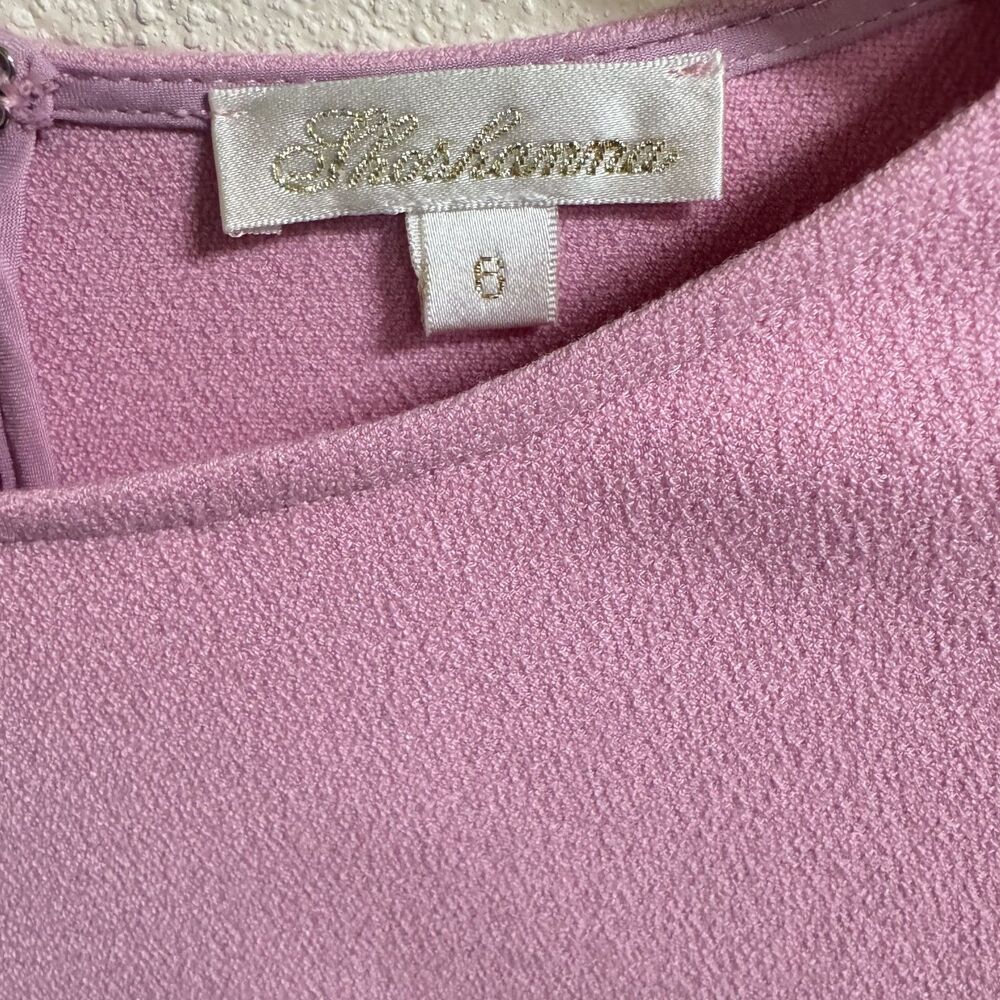 Shoshanna Dara Pink Bell Sleeve Fit & Flare Dress Size 6 - Picture 2 of 4